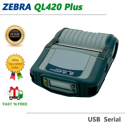 Zebra QL420 Plus Tragbar Drucker USB Serie Getestet Nein Ladegerät ohne Akku - Bild 1 von 4