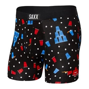 Saxx Vibe Super Soft Boxer Brief Men's Underwear, Black Beer Champs, XX-Large - Picture 1 of 2