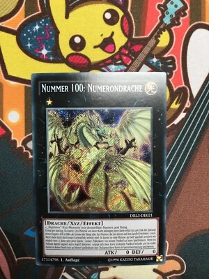 Nummer 100: Numerondrache Secret Rare 1.ed DRL3-DE021 deutsch Yu-Gi-Oh! NM - Bild 1 von 2