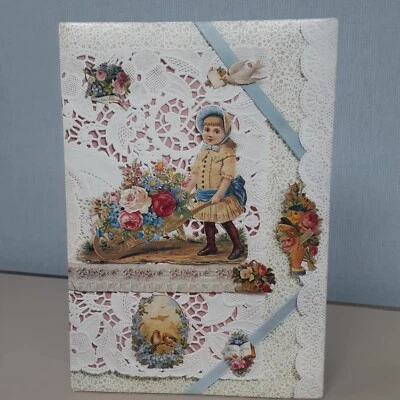 Álbum de fotos vintage CR Gibson romántico floral estilo victoriano Kathy Orr - 60 fotos Foto 1 de 4