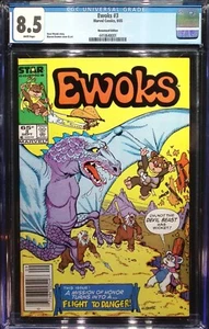 Ewoks #3 1985 CGC 8.5 NEWSSTAND Edition! Marvel Star Comics! - Picture 1 of 2