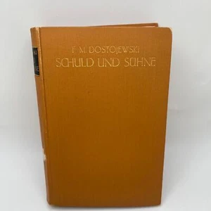 Schuld und Sühne F.M. Dostojewski (Deutsches Verbrechen & Strafe) Vintage Hardcover - Bild 1 von 9