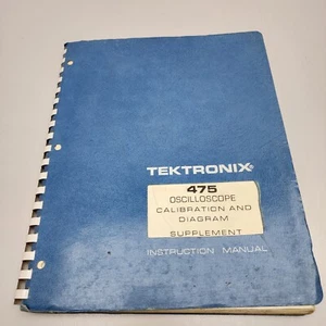 Tektronix 475 Oscilloscope Calibration and Diagram Supplement Manual 070-1708-00 - Picture 1 of 5