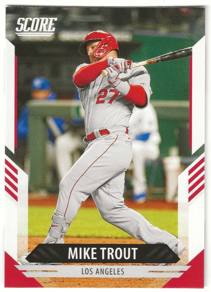 2021 Panini Chronicles Mike Trout #9 Score - Image 1 of 1