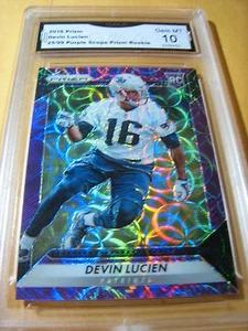 DEVIN LUCIEN 2016 PRIZM DRAFT PICKS PURPLE SCOPE PRIZM RC # 25/99 GRADED 10 L@@K - Picture 1 of 1