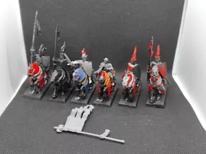 Warhammer Fantasy whfb oldhammer bretonnia 6 knights originalOOP - Picture 1 of 1