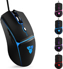 Wired Gaming Mouse Lightweight-8000 Dpi Optical Computer Mouse,4 Rgb Backlit Mod
