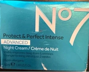 No7 Protect & Perfect Intense Advanced Night Cream-50 ml 1.69oz - Picture 1 of 1