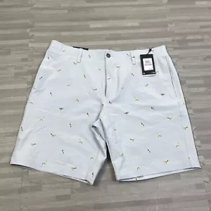 Under Armour UA Golf AOP Birdie bedruckte 10" Herrenshorts 1377303 Größe 38 grau $ 70 - Bild 1 von 9