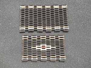 10 St. Fußmatte Gummigliedermatte Gummi Haustür Matte Fußabstreifer Türvorleger  - Bild 1 von 2