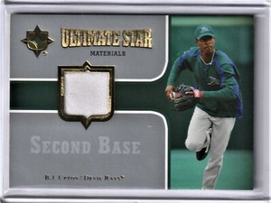 2007 Upper Deck Ultimate Collection - B.J.UPTON - STAR MATERIALS #SM-BU Tampa