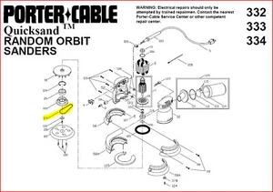 2 Drive BELTS for Random Orbit Sander, Porter Cable 903373, Porter Cable DeWalt - Picture 1 of 6