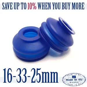 2 X UNIVERSAL Silicone 16 33 25 Tie Rod End and Ball Joint Dust Boots Cover - Picture 1 of 3