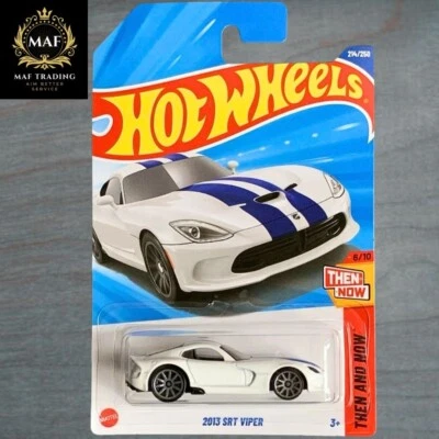 Hot Wheels 2013 SRT Viper White #214 Mainline 2025 Case L | Nuova auto Dodge - Immagine 1 di 2