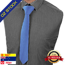 Cornflower Blue Knit Skinny Tie World Wide Men's Tie By Dan Smith C.C.G.B.009