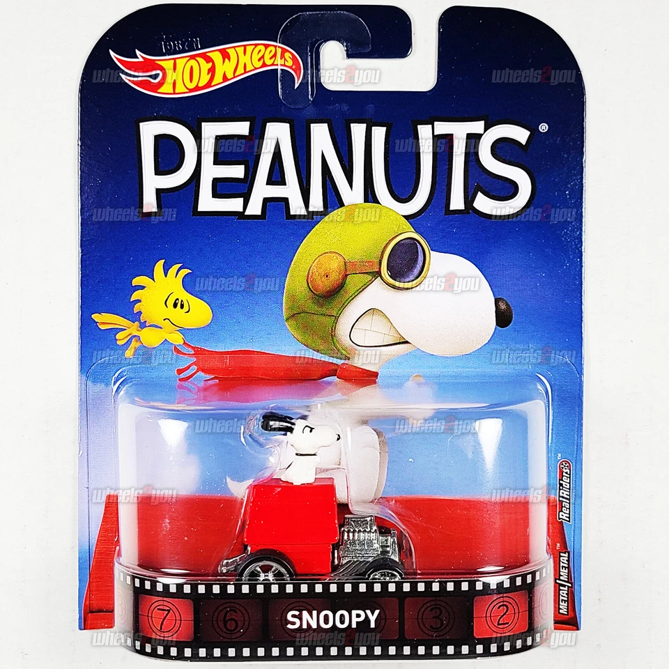Hot Wheels Snoopy Peanuts 2017 - HW Retro Entertainment 1:64 Real Riders DWJ89 Foto 1 de 2