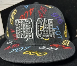 Brand New Rhinestone Nor Cal Area Codes Hat Size 7 #258 - Picture 1 of 2