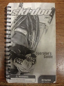 Ski-Doo Operator's Guide 2002 ZX Series - Bild 1 von 3