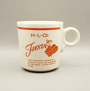 Fiesta 50th Anniversary Commemorative Mug Dancing Lady Red - Picture 1 of 4