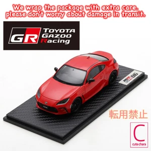 Spark TOYOTA GR86 1:43 Scale Model Spark Red GAZOO Racing Japan Express - Picture 1 of 5