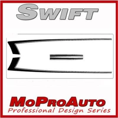 SWIFT Ford Focus Professional Vinyl Hood Vinyl Graphic Decals Stripes 2009 609 Foto 1 de 4