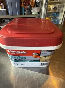 Fastenmaster Trimtop 1 5/8" weißer Kopf Edelstahl Deck Trim Schrauben - 1050 Stück - Bild 1 von 6
