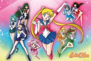 SAILOR MOON ANIME 91,5 X 61 CM 36" X 24" MAXI POSTER OFFIZIELL VERSIEGELT - Bild 1 von 1