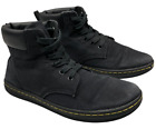 Dr Martens Boots Womens 10 Washed Black Maelly High Top Sneaker Canvas Lace Up