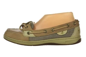 Scarpe da barca Sperry Top Sider da donna taglia 6,5 mocassini piatti beige testurizzati casual - Foto 1 di 6