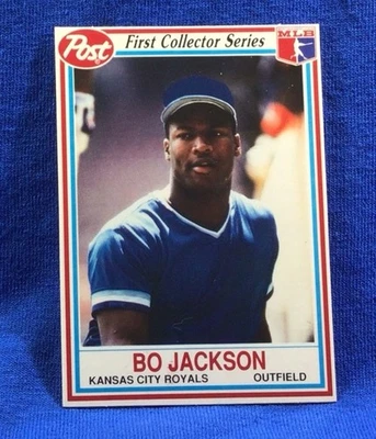 1990 Post Cereal Bo Jackson COLLECTOR SERIES Baseball Card Rare Centered Sharp! - Image 1 of 2