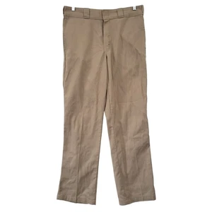 Dickies 874 Original Fit Flex Twill Work Pants Khaki Mens 32x32 Casual Neutral - Picture 1 of 6