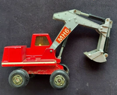 Vintage 1970 Lesney Matchbox Hydraulic Excavator MH6 Die Cast Metal England - Image 1 of 4