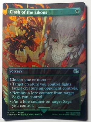 MTG Final Fantasy/ Clash of the Eikons # 341 (Borderless FOIL)  - Image 1 of 2