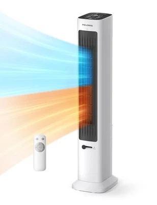 PELONIS Oscillating Tower Fan and Heater Combo Remote Control Heater Fan Combo - Image 1 of 4