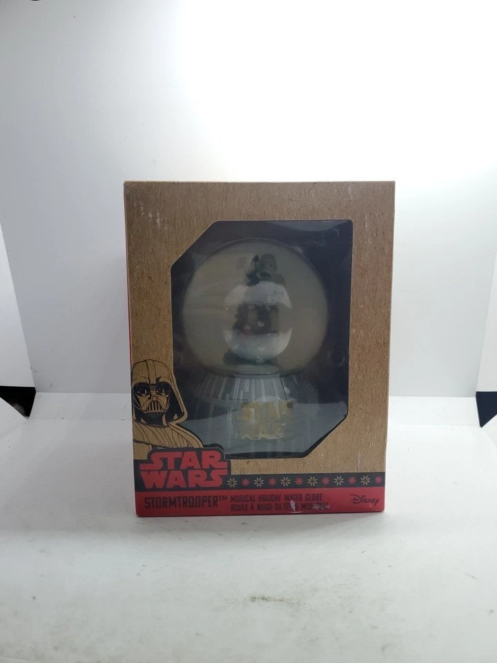 Star Wars Storm Trooper Wind up 100mm Musical Christmas Water Globe SW8162 Snow