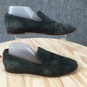 Franco Sarto Shoes Womens 7.5 M Rachell Loafer Flats Green Leather Casual Low - Picture 1 of 17