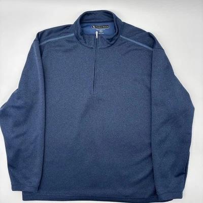 Pullover Pebble Beach Azul Cuarto Cremallera XL 100 % Poliéster — Rendimiento Foto 1 de 4