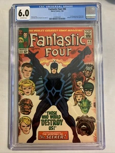 Fantastic Four #46 1966 CGC 6.0 1st Full Appearance Black Bolt.  2nd Inhumans - Bild 1 von 3