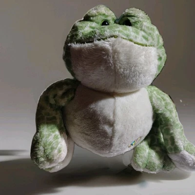 Ganz Webkinz 8" Green Spotted Frog HM142 Stuffed Plush Toy - Image 1 of 3
