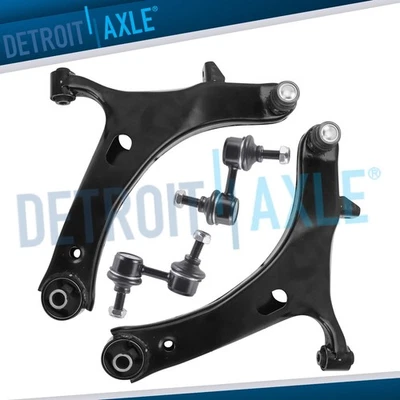 Front Lower Control Arms Sway Bar Links for 2012 2013 2014 2015 Subaru Impreza - Image 1 of 4
