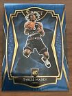2020-21 Panini Select Tyrese Maxey Premier Level Blue Prizm Silver RC #174 76ers