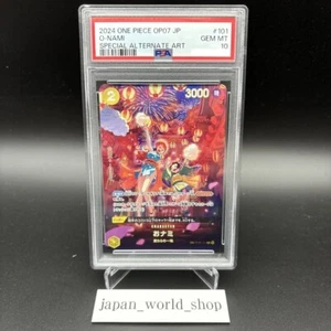 PSA 10 O-Nami OP06-101 SP 500 Years In The Future 2024 One Piece Card Japanese - Bild 1 von 6