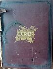 "Ideal Songs" 1883 Antique Old Vintage Victorian Book Of Songs & Music