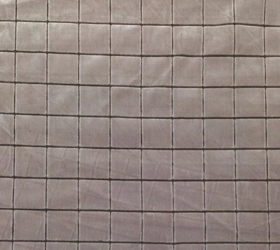 ROBERT ALLEN COJEDES GLICINA TERCIOPELO BLANCO ROTO CUADRADOS TELA POR YARDA 54"W Foto 1 de 4