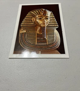 GOLD MUMMY MASK of Tut Ankh Amoun 4x6 Postcard - Picture 1 of 3