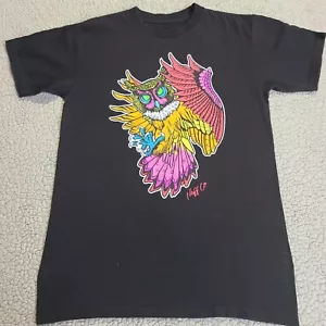 Neff Graphic Owl T Shirt Men’s Black Size Small - Picture 1 of 5