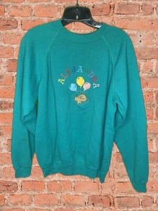 Vintage 90s Alejandra Womens Newborn Crewneck Embroidered Sweater - Picture 1 of 4