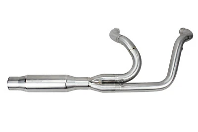 Titanium 2 into 1 Exhaust Pipe for Harley Road King Ultra Limited FLHX FLTRX 17+ Foto 1 de 4