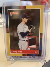2022 Donruss Casey Mize 1988 Retro Jersey Relic--GOLD  /25