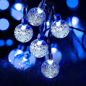 Halloween Decorations Solar Lights,Solar Lights Outdoor Waterproof with Blue - Picture 1 of 7